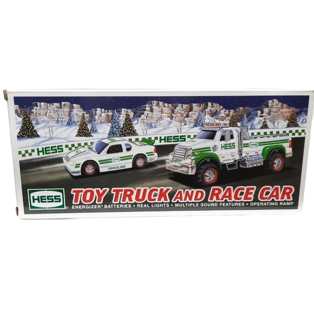 NIB Hess Toy Truck‎ and Race Car 2011